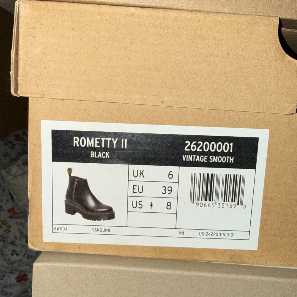 Dr. Martens Black Leather Platform Chelsea Boots with Yellow Stitching - Picture 2 of 5
